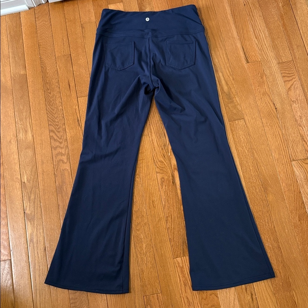 HALARA Flare Leggings Size Large Navy Blue - Picture 4 of 5
